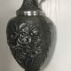 Ewer, Mauro Manetti art foundry, floral embossed decoration and bird's head handle