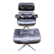 Poltrona con poggiapiedi di Charles & Ray Eames per Herman Miller, anni '70