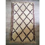 Pure Berber wool carpet 86x150cm