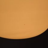 Pair of opal glass pendant lights