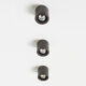Gino Sarfatti Arteluce model nr 3047 three circular lamps 1960