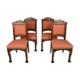 Set of 4 Japanese chairs by Gabriel Viardot, circa 1880