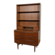 Mid-century teak shelf with pull-out top, Denmark, 1960s