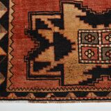 4x10 Vintage Faded Red Long Wide Turkish Runner Rug, 112x316