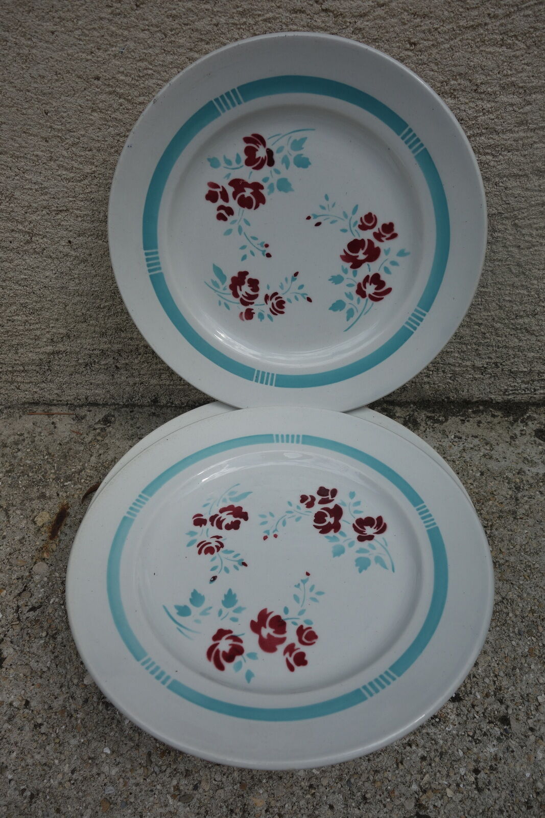 Batch dessert plates