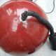 Plafonier design metal rond bordeaux