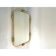Scenographic Italian “Torciglione-Torchon” Murano Glass Wall Mirror