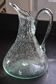 Carafe/pitcher signed Biot blown glass