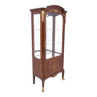 Antique display cabinet from the late 19th century, France.
