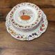 6 plates and 1 dish GIEN twentieth century