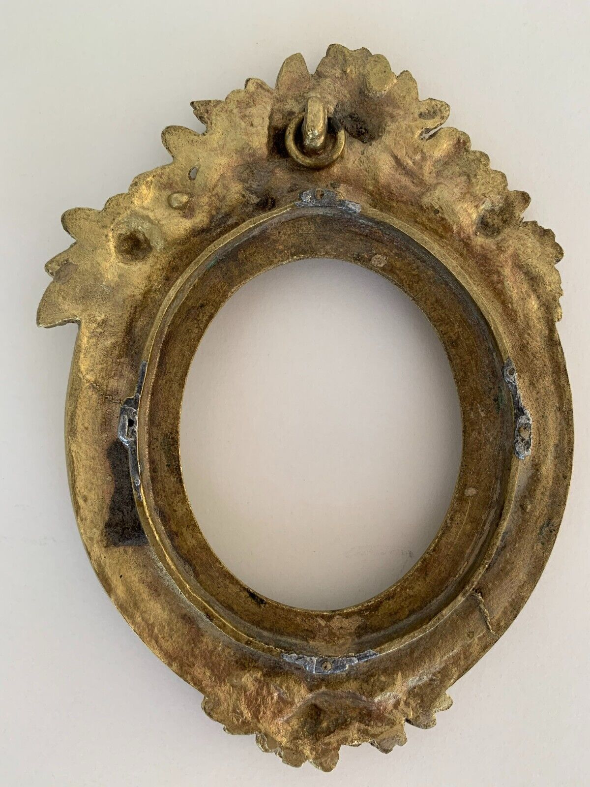 Bronze frame gild napoleon iii xix floral decoration