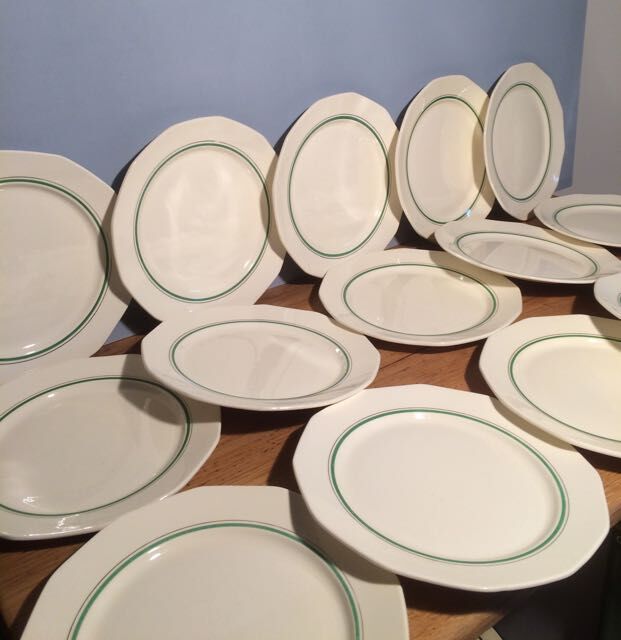 Set of 15 plates badonvillers