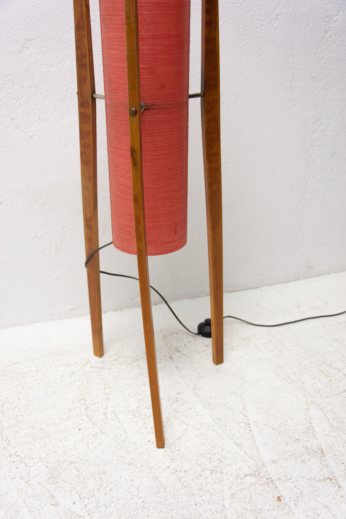 Mid century Rocket floor lamp, Brussels period, 1950´s, Czechoslovakia