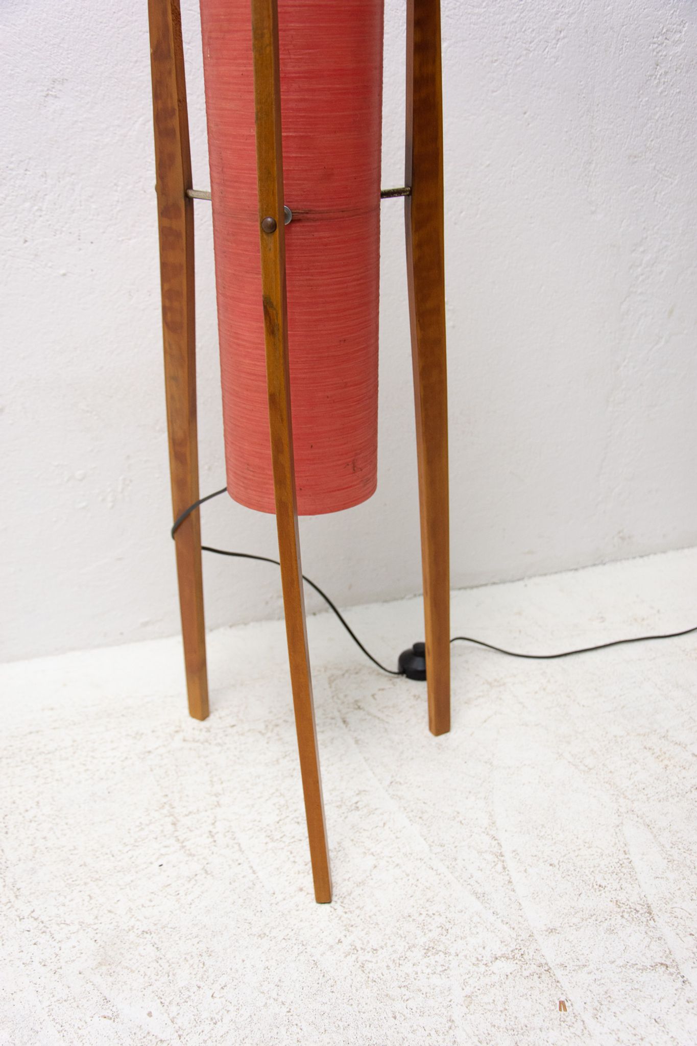 Mid century Rocket floor lamp, Brussels period, 1950´s, Czechoslovakia