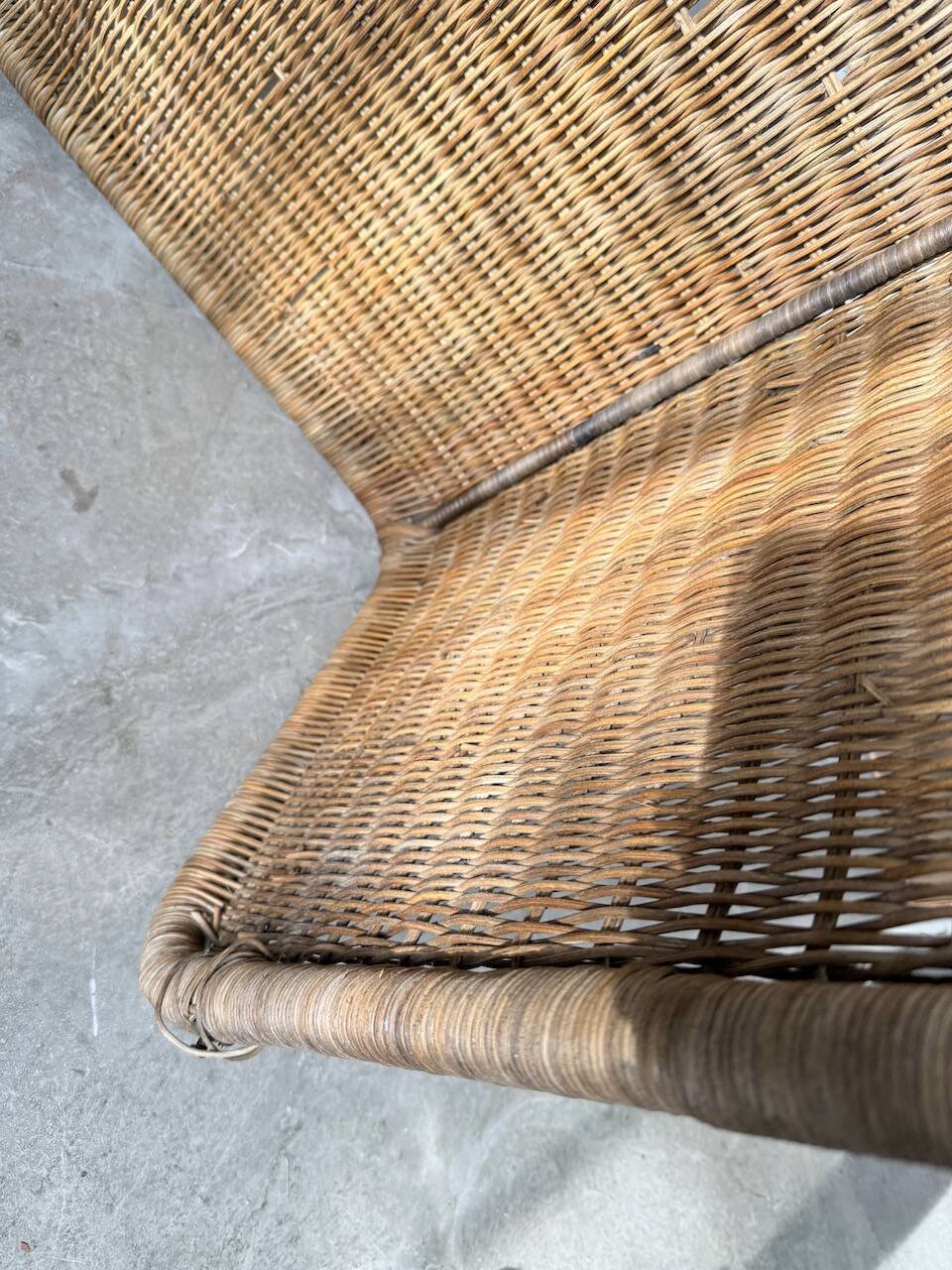 Hestra woven wicker armchair by Ikea 1982