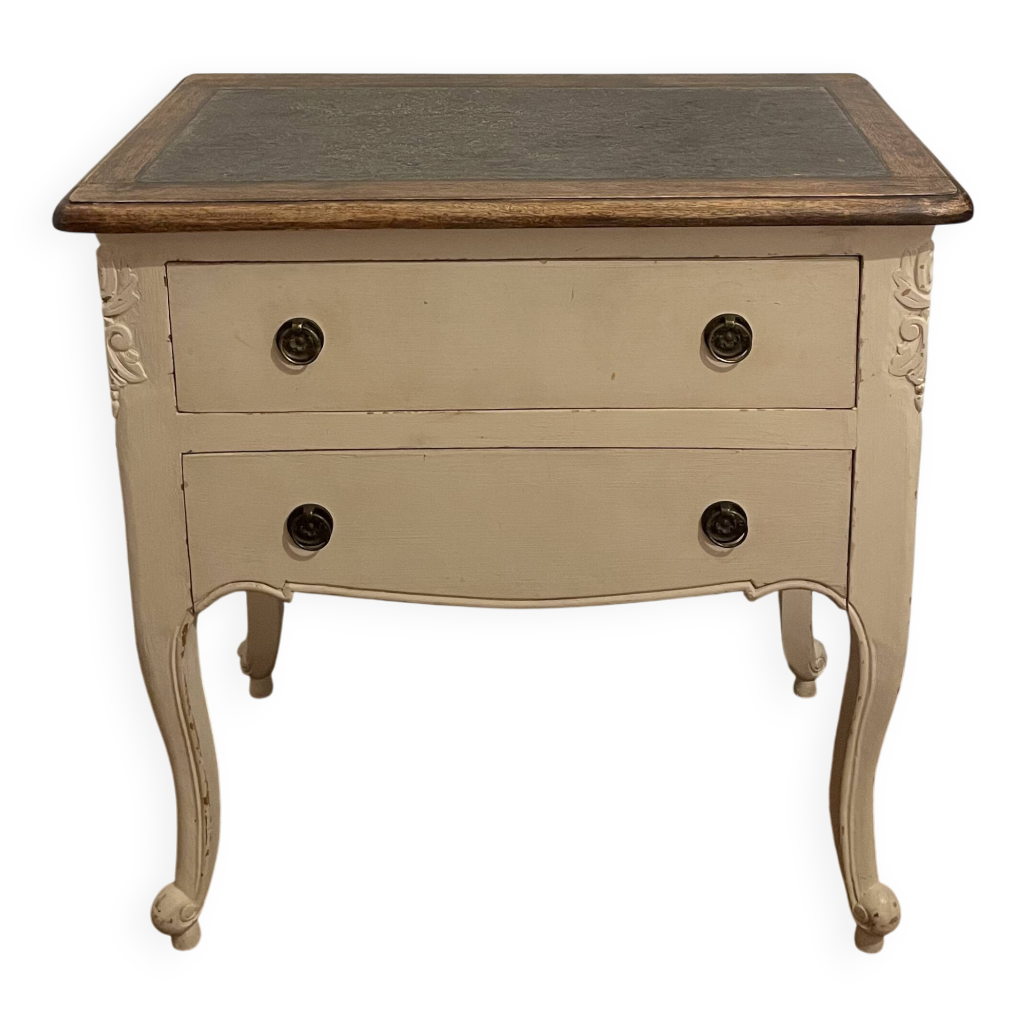 Chest of drawers with two drawers in wood