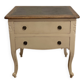 Chest of drawers with two drawers in wood