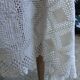 Handmade crochet antique bedspread