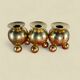 Vintage brass candlesticks Gusum Sweden 1980 x3