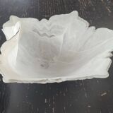 Frosted blown glass bowl from "Creazioni Silvestri Arte Murano
