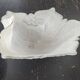 Coupe en verre soufflé givré de la "Creazioni Silvestri Arte Murano