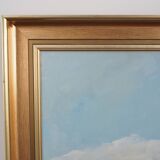 Painting „The Road to the Lake”, Danish design, 1980s, by Karin Hermansen