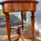 Console, plateau en marbre blanc
