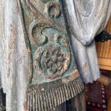 18th century polychrome religious statue