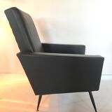 Leatherette armchair 50s 60s