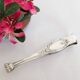 Silver-plated metal sugar or ice cube tongs, lion paws (ref 4)