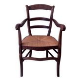 Wicker armchair