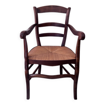 Wicker armchair