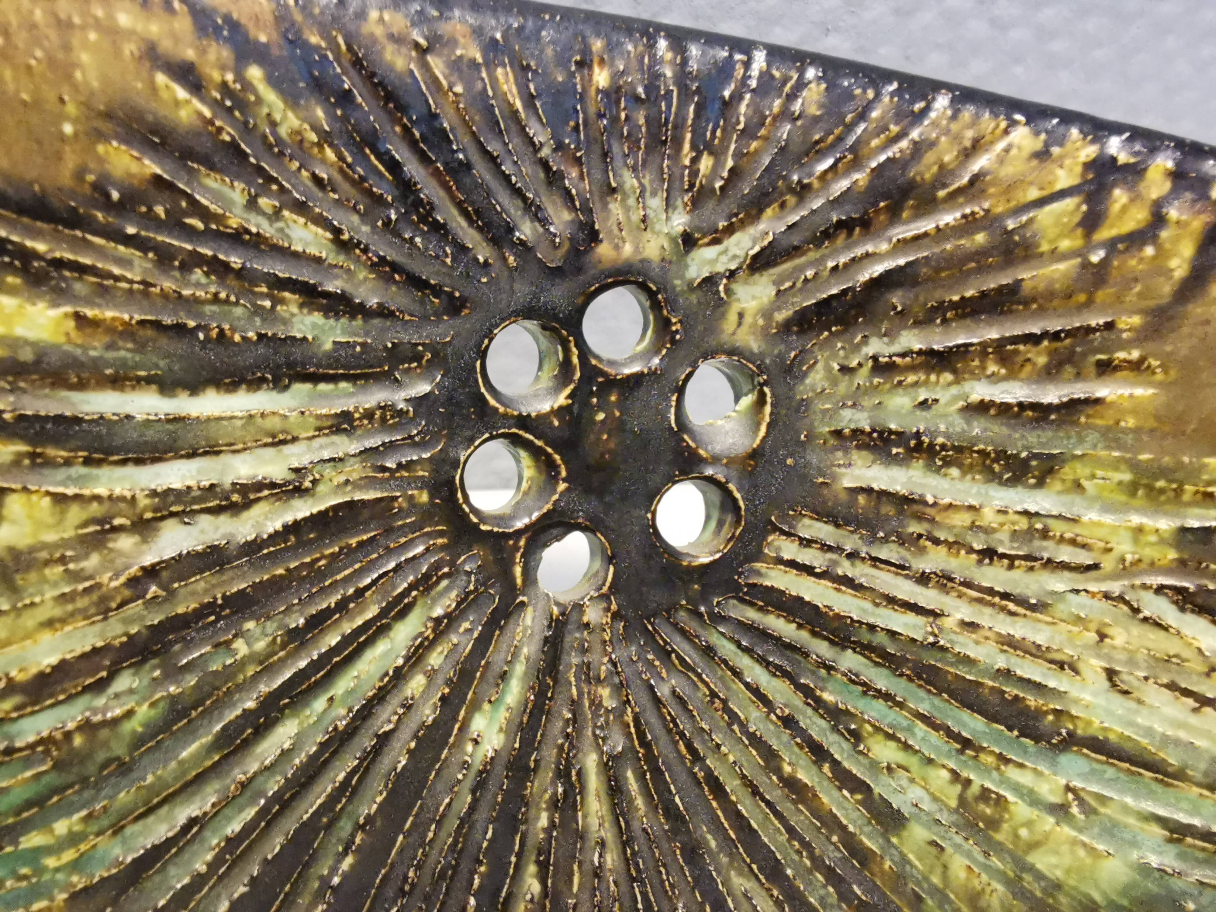 Bol en céramique, conçu par Jette Hellerøe pour son propre atelier de céramique, Danemark années 1980.