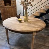 Table ovale ancienne rénovée