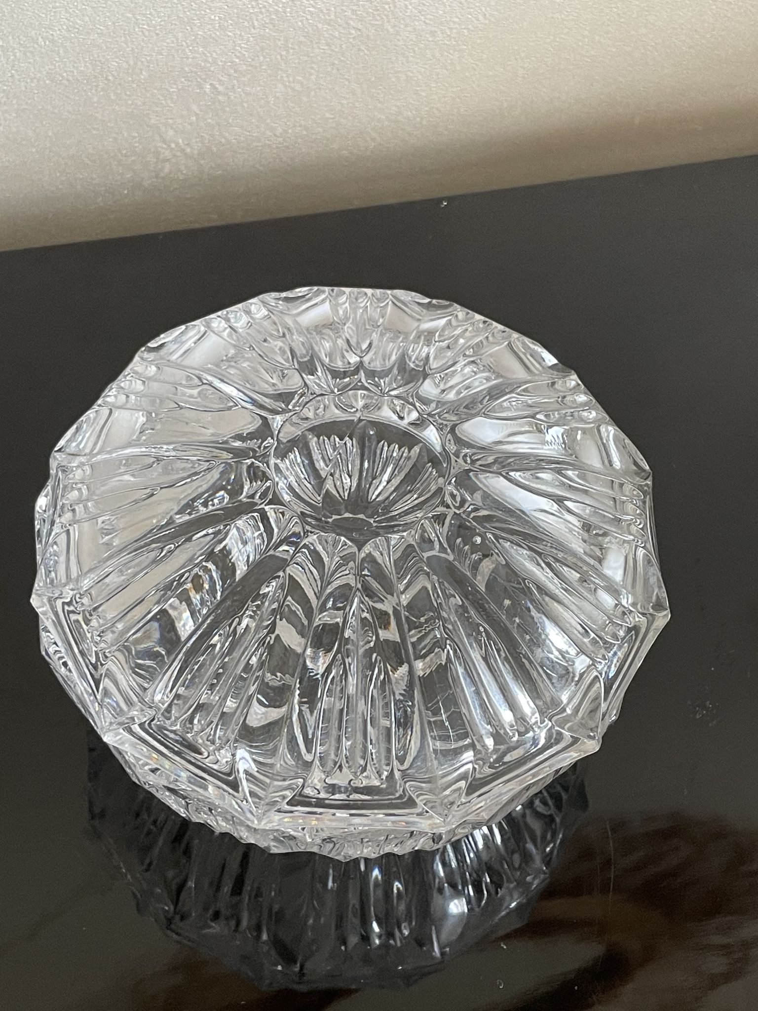 Sucrier bonbonnière coupelle in molded glass