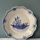 Nevers earthenware patronymic plate