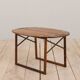 Vintage Rosewood Butler's Tray table by Svend Langkilde, Denmark, 1960s