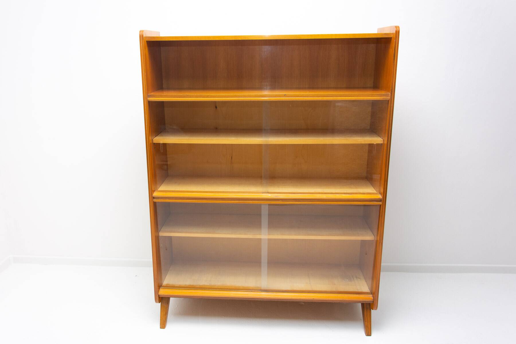 Mid century walnut bookcase by František Jirák, 1960´s, Czechoslovakia