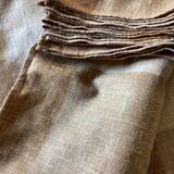 Cotton/linen tablecloth with five napkins dimensions: height -200cm- width -150cm-