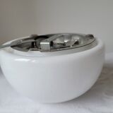 Half-globe opaline ceiling lamp