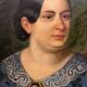 Oil painting on canvas, portrait. Biedermaier artist