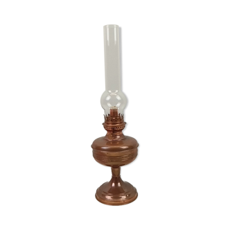Kerosene lamp in copper and glass 48 cm – Gaudard