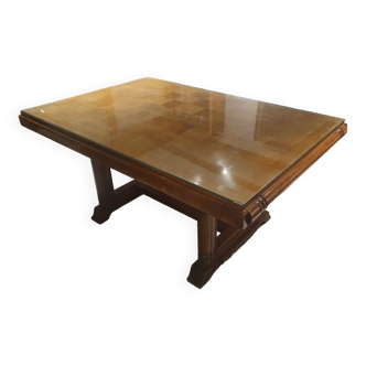 Dining table marquetry