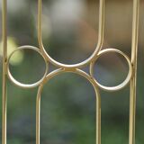 Art Deco forged steel screen