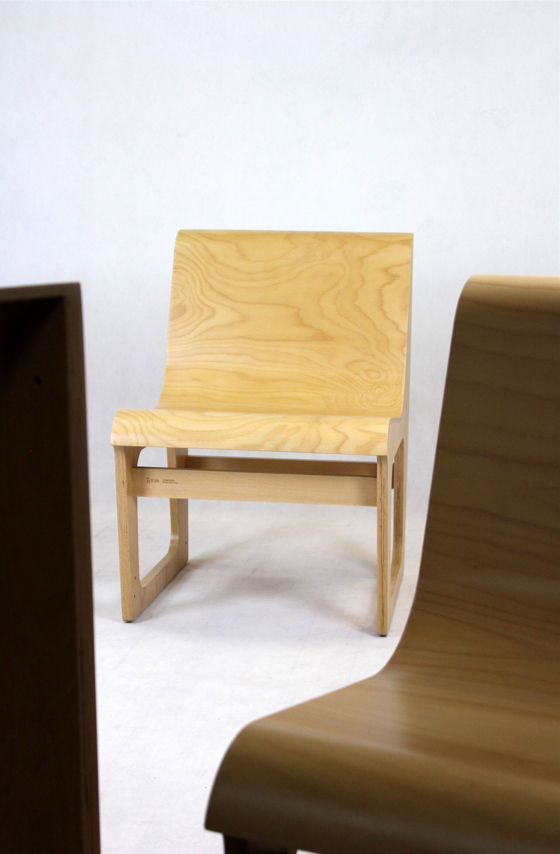 Beech Plywood Bench Symposio by René Šulc for TON, 2010s