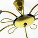 1950s sputnik spider CEILING LAMP brass stilnovo ära mid century