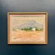 Original Swedish Oil on Canvas – “Coastal Landscape” by Ib Tollberg