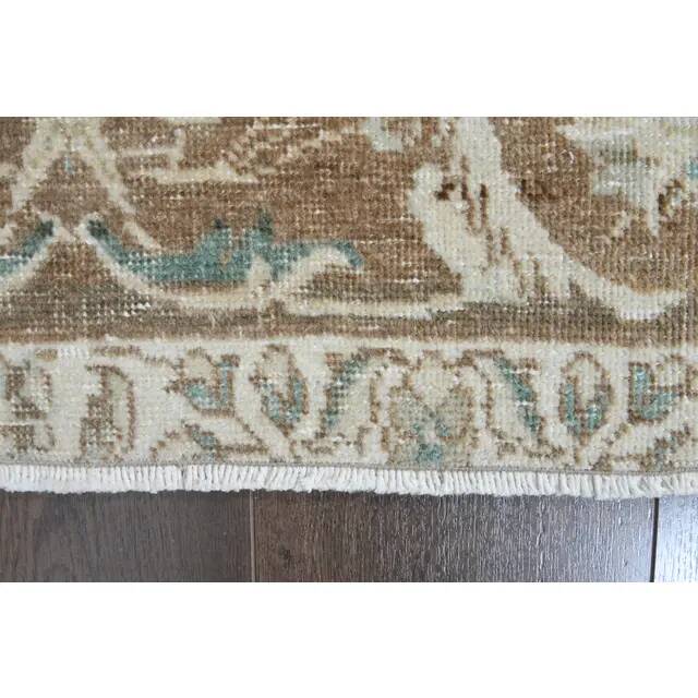 1970s Vintage Persian Handknotted Wool Orange Oversize Area Rug 288x385