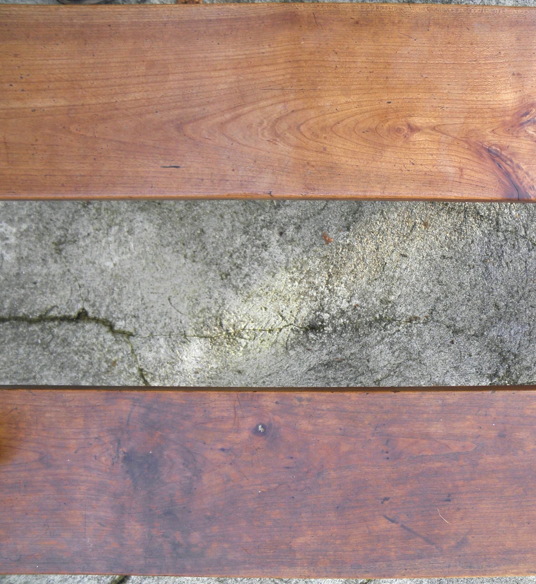 Pair of benches in cherry 220 cm