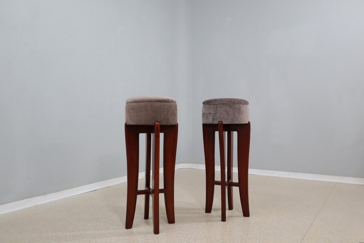 Mid century Melchiorre Bega high stools 1950
